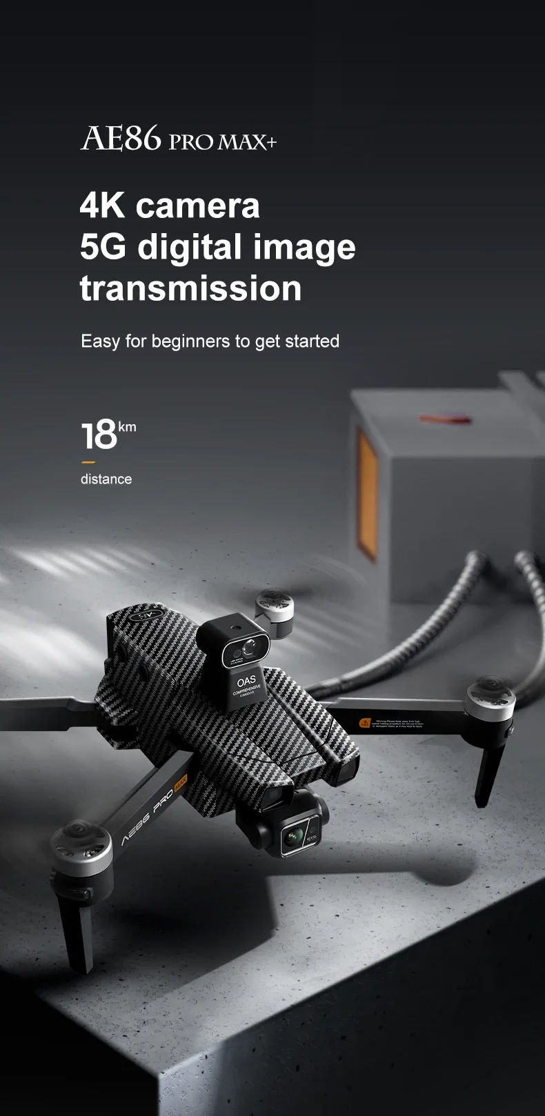 Drone AE86 kelas atas dengan k - Jjrc Drone X12 ulasan dan harga